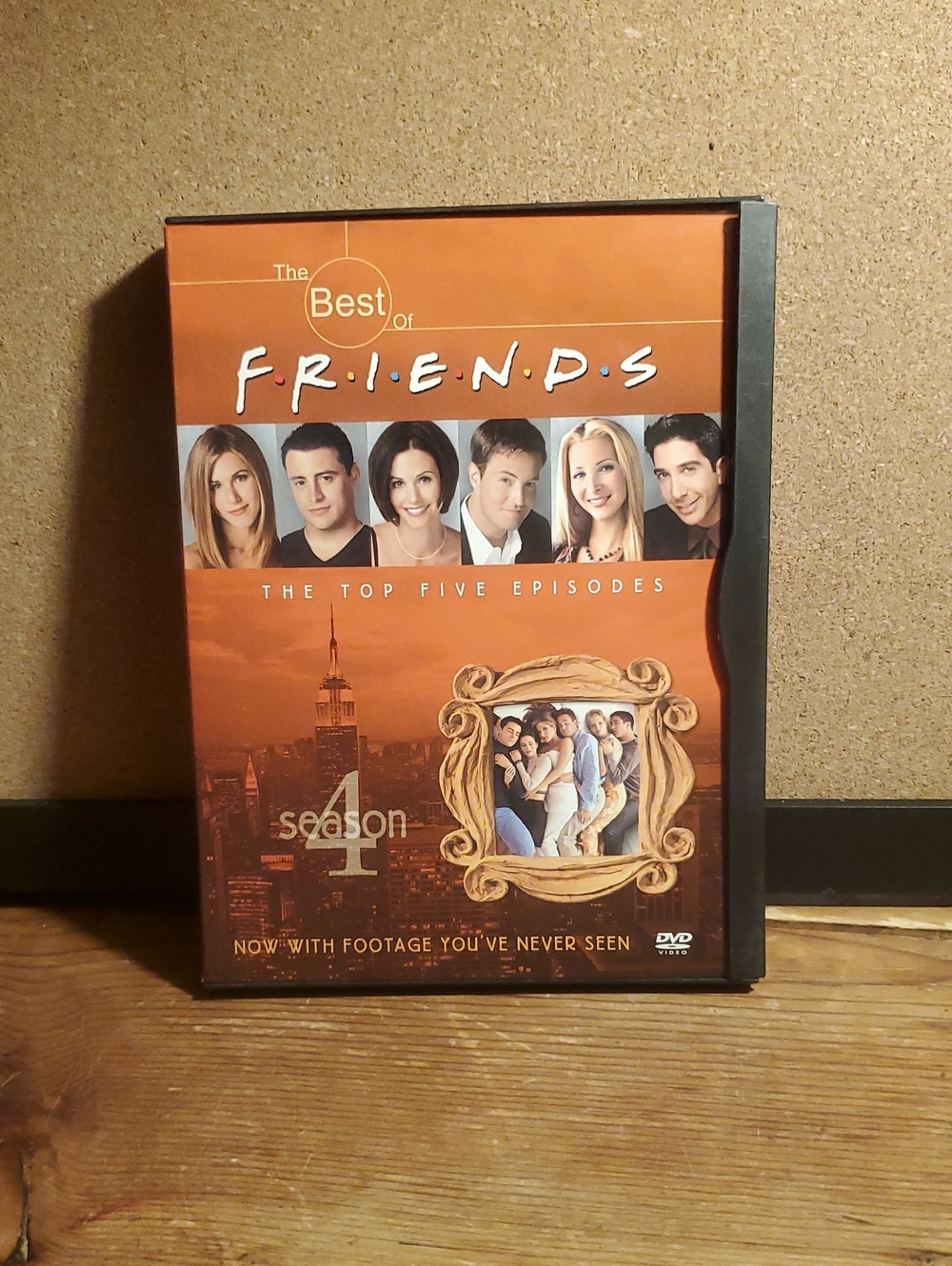 Friends: The Best of Friends Season 4 DVD – Orange Cover